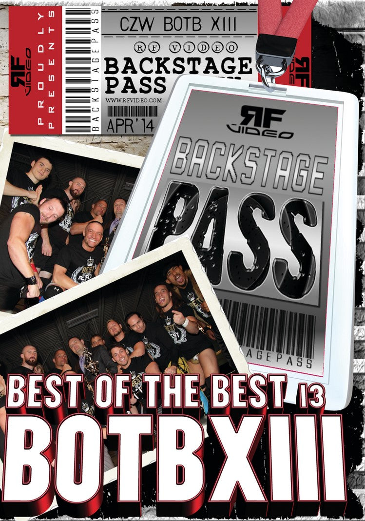 Backstage Pass at CZW Best of the Best 13
