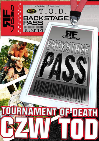 Backstage Pass at CZW Tournament of Death
