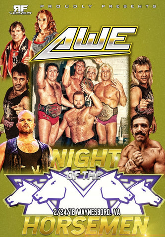 Awesome Wrestling Entertainment – Night of the Horsemen 2/24/18 Waynesboro, VA