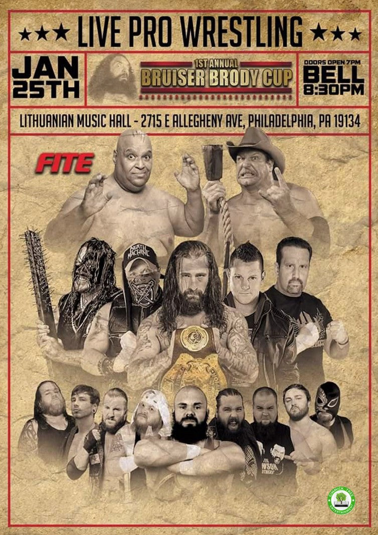 1st Annual Bruiser Brody Cup 1/25/19 Philadelphia, PA