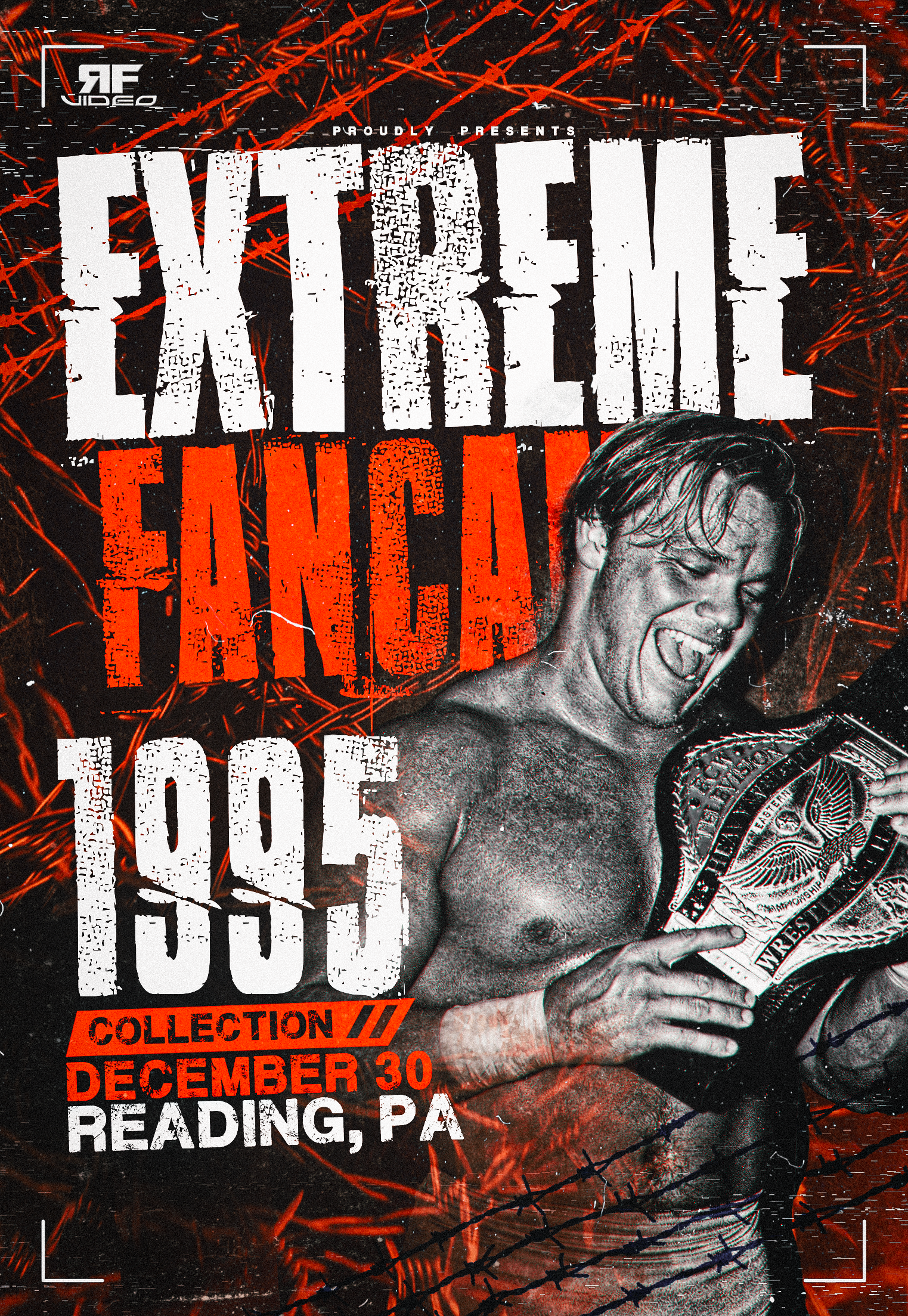 ECW Fancam 12/30/95 Reading, PA
