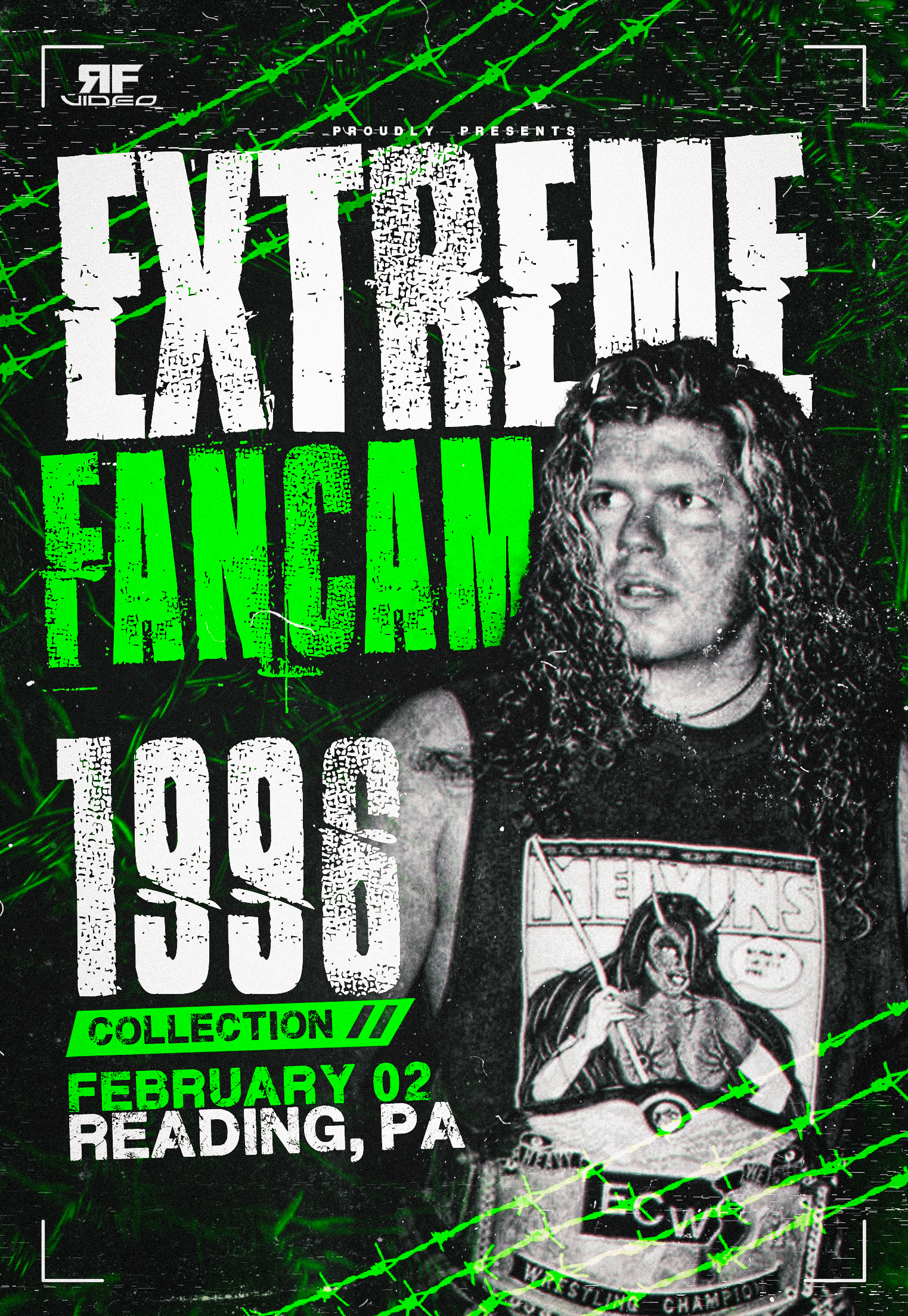 ECW Fancam 2/2/96 Reading, PA