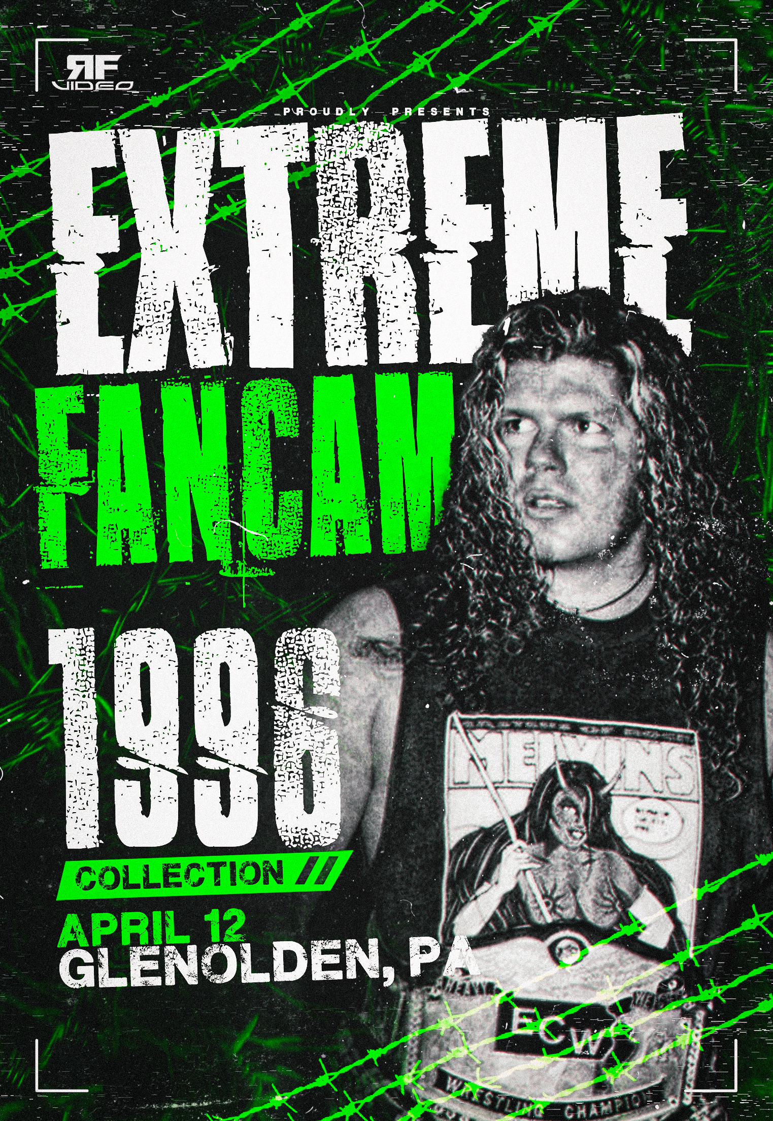 ECW Fancam 4/12/96 Glenolden, PA