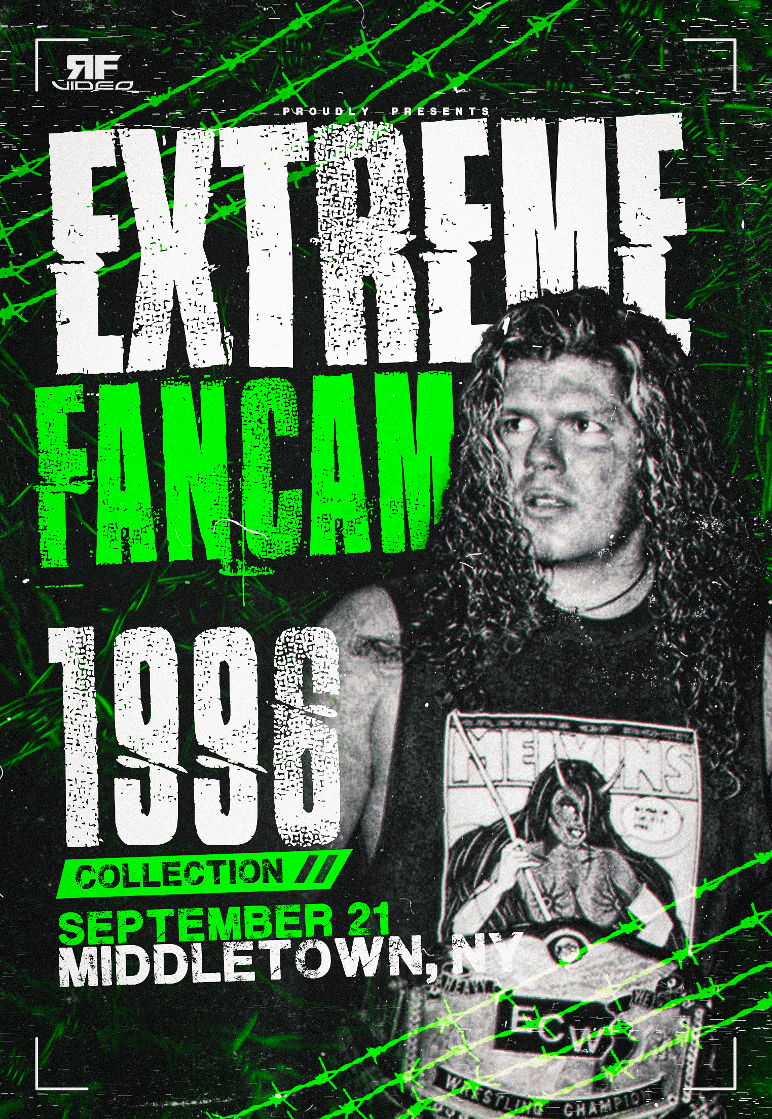 ECW Fancam 9/21/96 Middletown, NY