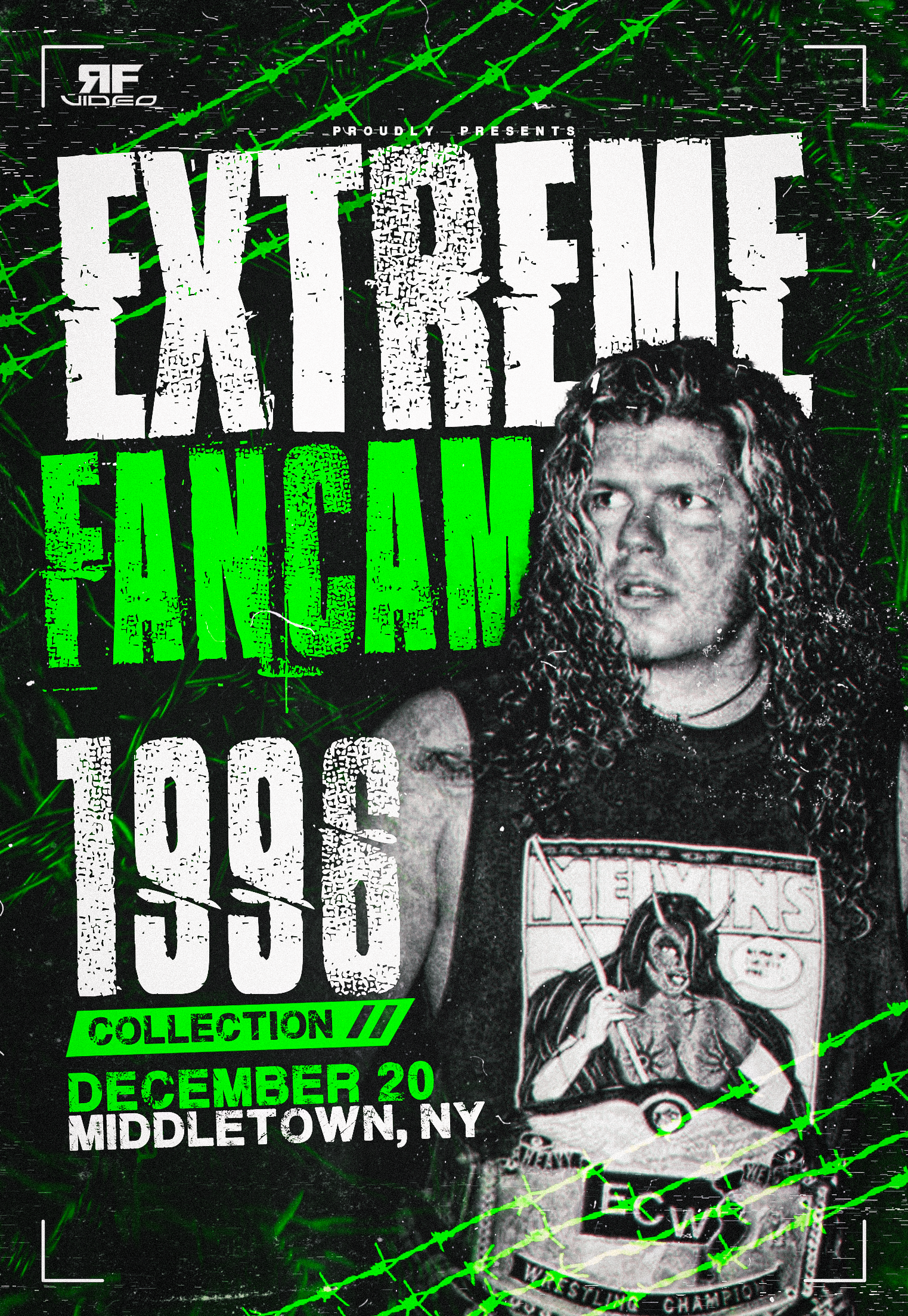 ECW Fancam 12/20/96 Middletown, NY