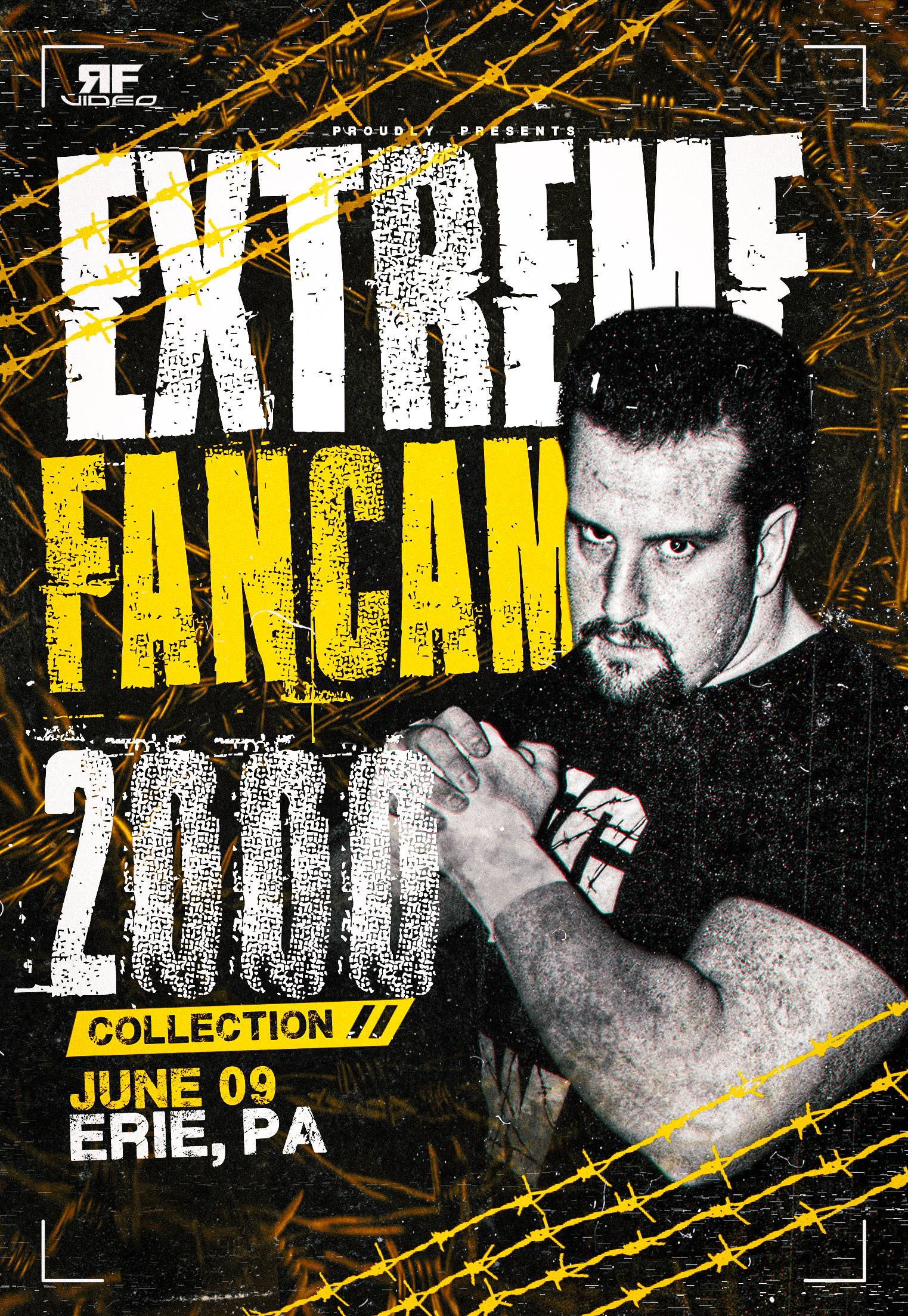 ECW Fancam 6/9/00 Erie, PA