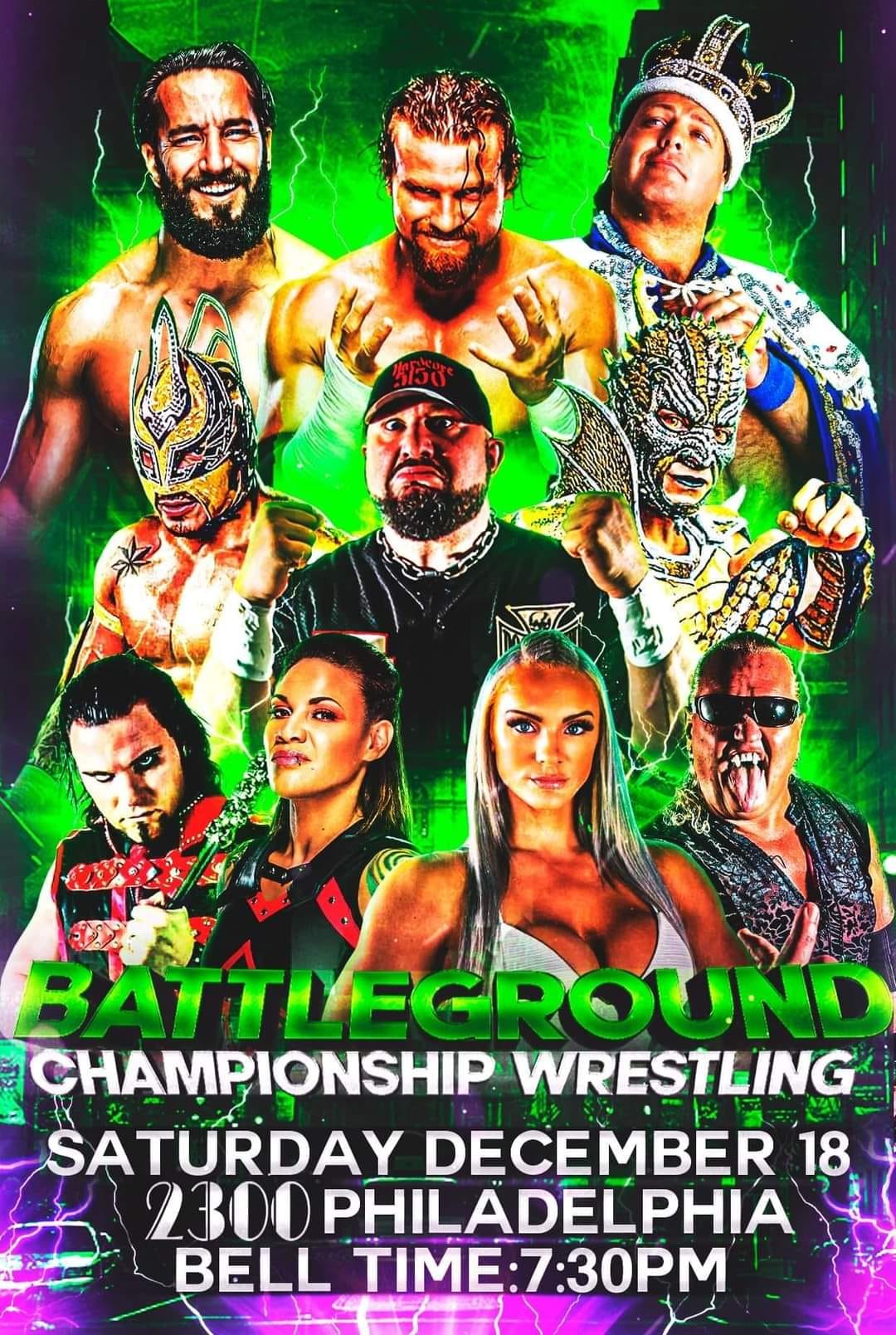 Battleground Championship Wrestling 12/18/21 Philadelphia, PA